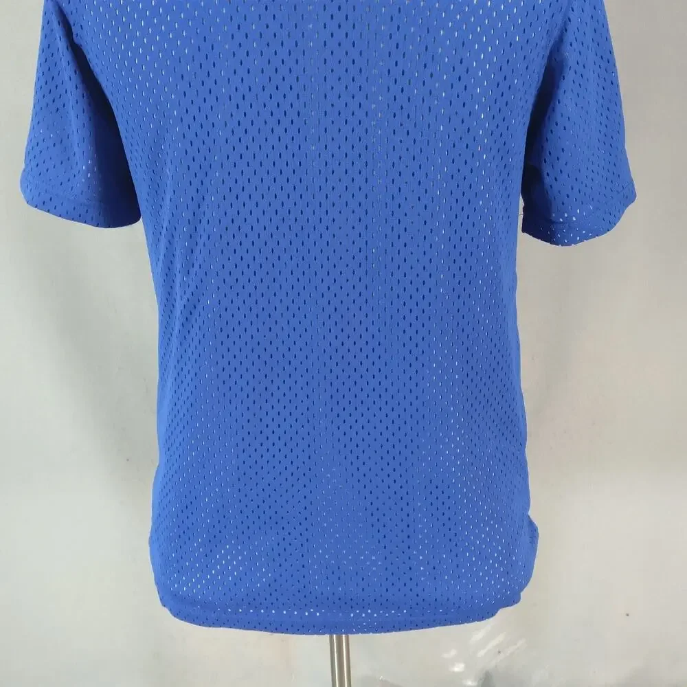 Champion shirt men's medium dual-layer reversible‎ blue grey mesh outdoor sports - Picture 11 of 13